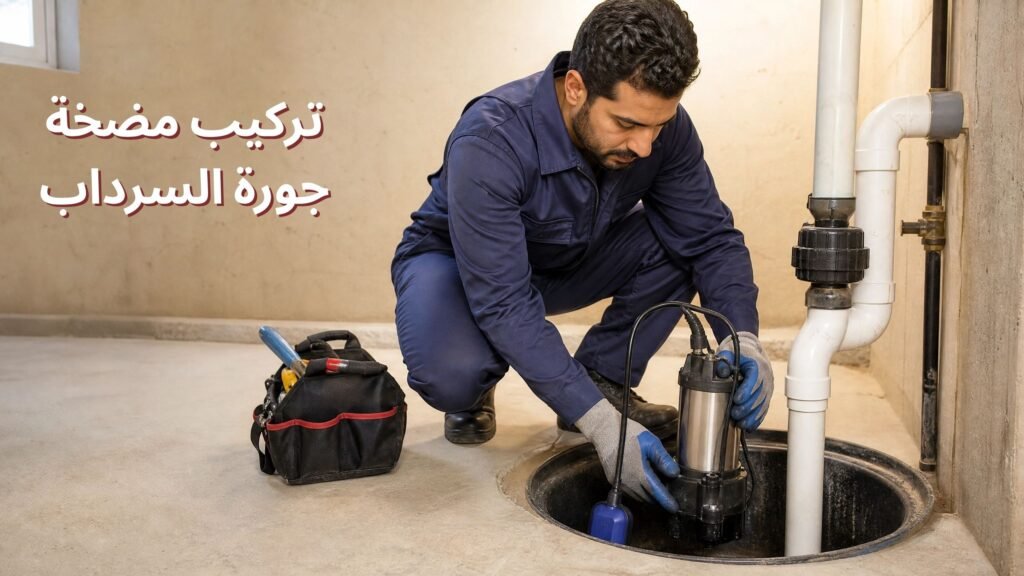 صورة تركيب مضخة جورة السرداب صورة تركيب مضخة جورة السرداب